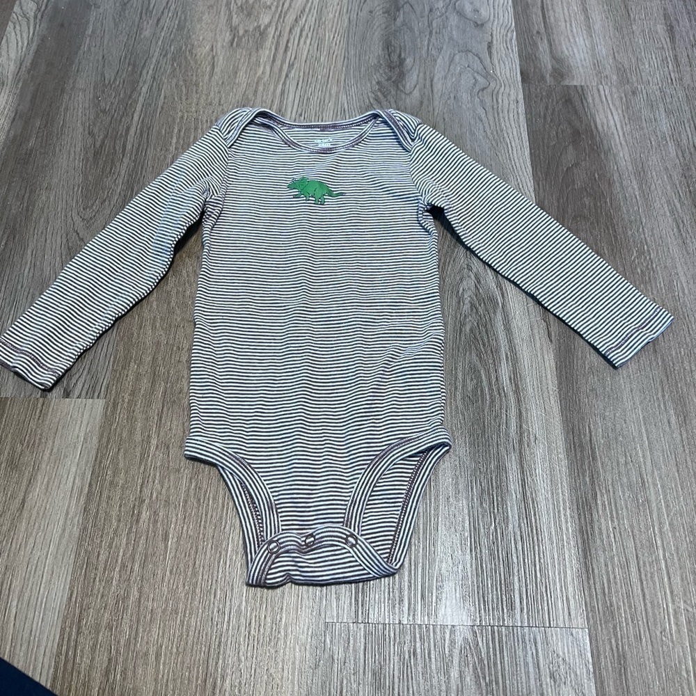 Carter's Long Sleeved Onesie with Dinosaur
